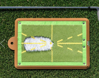 Tapis de mesure de Direction de détection de marque de frappe pour pratique du Swing de Golf