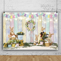 Material fotográfico para fiesta de conejito de Pascua, tela de fondo para fotografía, accesorios de estudio