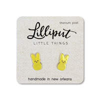 Marshmallow Easter Bunny Earrings