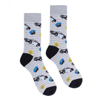 Calcetines novedosos de policía para hombre