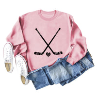 Sweat-shirt bâtons de hockey