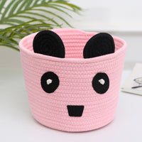Adorables paniers de rangement en corde tissée