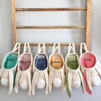 Fabric Bunny Ear Hanging Easter Bags