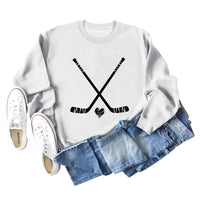 Sweat-shirt bâtons de hockey