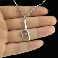 European And American Popular Sports Series Ornament Necklace Gymnastic Pendant Necklace Simple Choker
