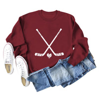Sweat-shirt bâtons de hockey
