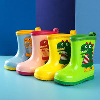 Botas de lluvia de dinosaurio de dibujos animados (niño)