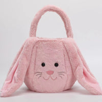 Cesta de peluche de conejito de Pascua