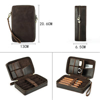 Caja de almacenamiento de cigarros portátil para viajes de negocios