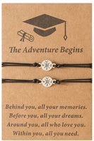 New Creative Simple Card Bracelet Wax Thread Weaving
