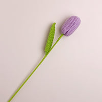 Fleur immortelle de tulipe au crochet à la main