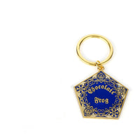 Pendentif porte-clés avec étiquette grenouille Magic College