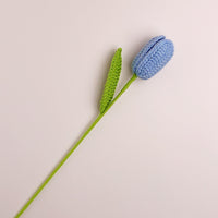 Fleur immortelle de tulipe au crochet à la main