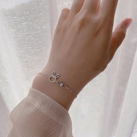 Pulsera de zanahoria conejito de diamantes