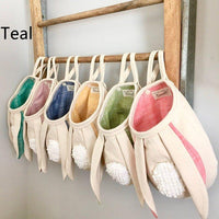 Fabric Bunny Ear Hanging Easter Bags