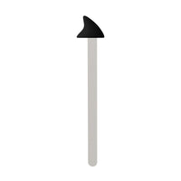 Whale Stereo Silicone Metal Bookmark Idea