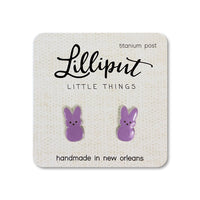 Marshmallow Easter Bunny Earrings