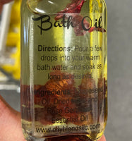 Aceite de baño botánico