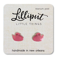 Boucles d’oreilles poussin guimauve de Pâques