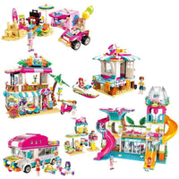 Beach Vacation Building Blocks Sets
