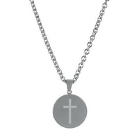 Sport Medal With Cross Necklaces