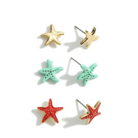 Tropical Summertime Stud Earrings