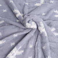 Mantas acogedoras con estrellas y copos de nieve
