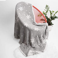 Mantas acogedoras con estrellas y copos de nieve