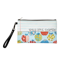 Teach Love Inspire Zippered Bag