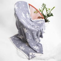 Mantas acogedoras con estrellas y copos de nieve