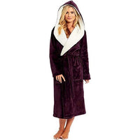 Plush Hooded Bathrobes