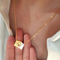 Delicate Camera Necklace