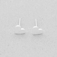 Tiny Heart Stud Earrings