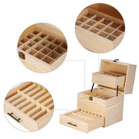 Wooden Essential Oil Storage Case
