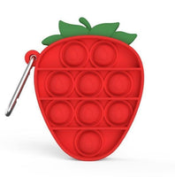 Fun Shape Bubble Pop Fidget Keychains
