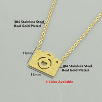 Delicate Camera Necklace