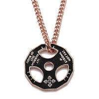 Colliers avec pendentifs d'haltères