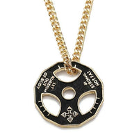 Colliers avec pendentifs d'haltères