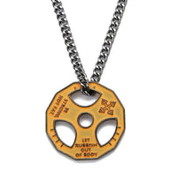 Colliers avec pendentifs d'haltères
