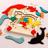 Dolphin Wooden Puzzle