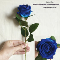 Valentine's Day Flannel Rose Fake Flower Photography Flower Shop Decorations

