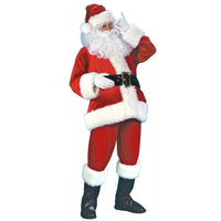 Santa Claus Golden Velvet Performance Costume
