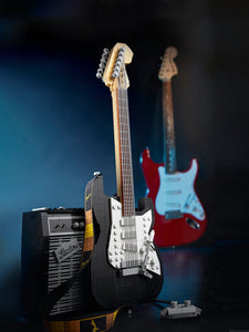 Electric Guitar High Difficulty Assembling Toy Building Blocks