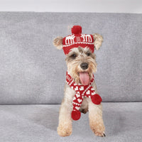 Pet Cat Dog Knitting Christmas Scarf Accessories
