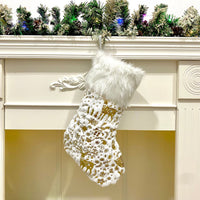 Gilding Plush Christmas Stocking
