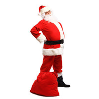 Santa Claus Golden Velvet Performance Costume
