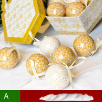 Gift Box With Christmas Ball Ornaments (14 Pcs)
