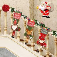 3D Plush Christmas Stocking
