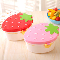 Strawberry Double-layer Food Grade Plastic Lunch Box