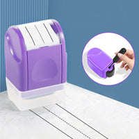 Simplified Handwriting Line Roller Stamp
